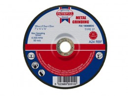 Faithfull Dep Centre Grind Disc 180x6x22 Metal £3.09